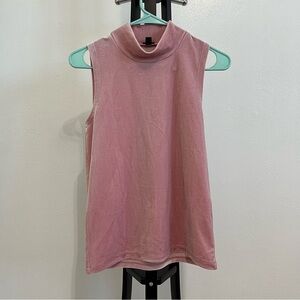 J. Crew Rose Sleeveless Turtleneck Top